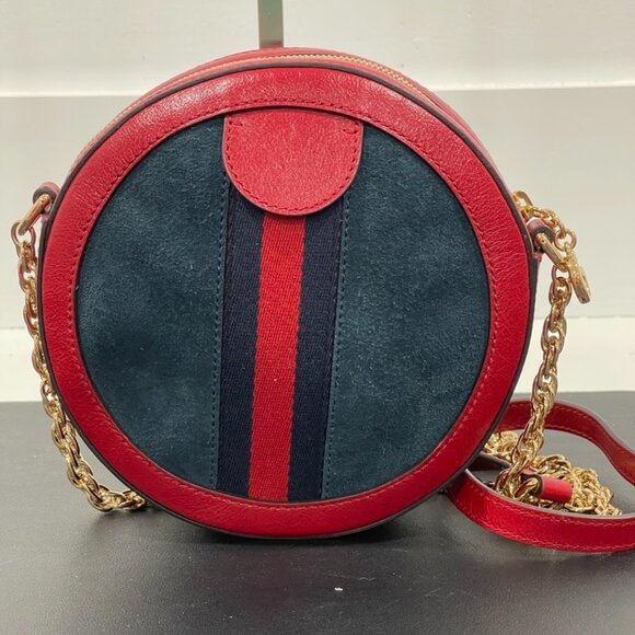 Gucci Mini Ophidia Round Shoulder Bag (154387) - Picture 2 of 11